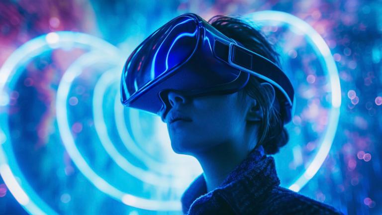 Persona con gafas VR